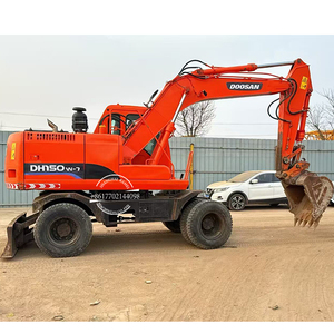รถขุดล้อยางคุณภาพสูง 15 ตัน ขายดี รถขุดมือสองจากเกาหลี Doosan DH150W-7 ราคาดีที่สุด รถขุดมือสองพร้อมส่ง - Product Image 1