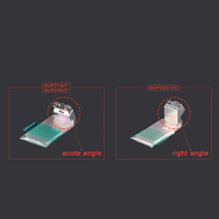 Miroirs de réflexion laser à fibre d'origine SUP/lentille réfléchissante 30x14x2mm avec support pour tête laser SUP20S/T/C SUP23S/T/C CQWY