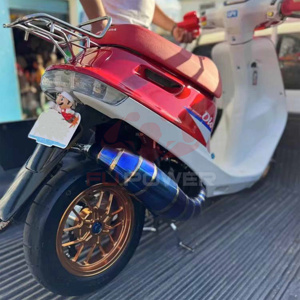 Silenciador de Escape de Motocicleta con Tubo Cónico de Titanio para Honda <span class=keywords><strong>Dio</strong></span> AF18 SHCA - Product Image 2