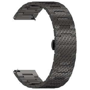 Bracelet Smartwatch de luxe 20mm pour Oppo Watch X OnePlus <span class=keywords><strong>Watch2</strong></span> pour Samsung pour <span class=keywords><strong>Huawei</strong></span> Autres-Bracelet en acier et métal respirant - Product Image 5