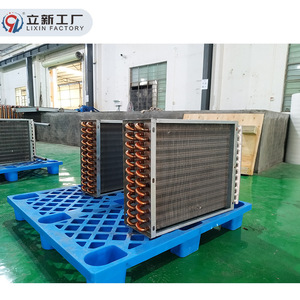 Intercambiador de calor de tubo de cobre con aletas de la fábrica Lixin para sistemas de aire acondicionado y refrigeración - Product Image 1