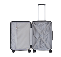 Ensemble de bagages de luxe en ABS bleu menthe de 3 pièces Nouveau design de mode Valise de cabine à 4 roues légère à roulettes pour aéroport