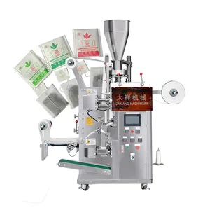 DCK-18 Factory Price Automatic Small Teabag envelop packing Inner And Outer Drip Tea Bag Packaging Machine With Thread and Tag