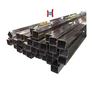 China Supplier Jis 316/316L Sch10 240 Grit Finish 4Mm Thickness Seamless Square Tube For Tall Buildings Project