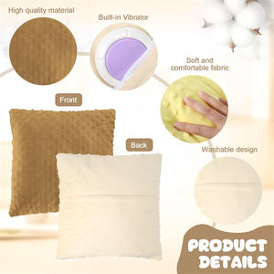 Oreiller sensoriel vibrant pour enfants autisme Hugger oreiller pour besoins sensoriels soulagement de l'anxiété sensorielle apaiser l'oreiller anti-stress - Product Image 5