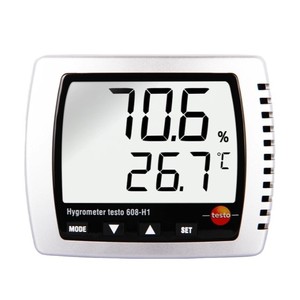 เทอร์โมไฮโกรมิเตอร์อุตสาหกรรมและเครื่องวัดจุดน้ำค้าง Testo 608-H1 & 608-H2 สำหรับใช้ในครัวเรือนแบบตั้งโต๊ะ ผลิตในเยอรมนี - Product Image 5