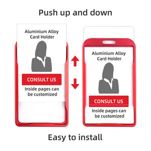 אופנה חדשה סגסוגת מתכת צליין סגסוגת כרטיס ביקור שם בעל כיסוי תג עיצוב - Product Image 5