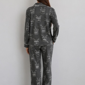 Pijamas <span class=keywords><strong>de</strong></span> Dos Piezas <span class=keywords><strong>de</strong></span> Manga Larga Personalizadas para <span class=keywords><strong>Mujer</strong></span>, Ropa <span class=keywords><strong>de</strong></span> Dormir para <span class=keywords><strong>Mujer</strong></span>, Ropa <span class=keywords><strong>de</strong></span> Invierno para <span class=keywords><strong>Mujer</strong></span>, Conjunto <span class=keywords><strong>de</strong></span> Pijama Térmico - Product Image 4