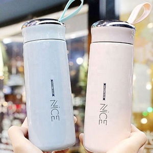 Vente en gros d'usine - Contenant à eau en verre bleu de luxe de 400 ml pour l'école, idéal pour un cadeau - Product Image 6