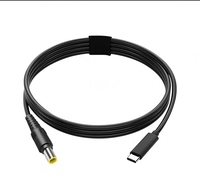 Vente en gros aux usines USB vers DC adaptateur pour ordinateur portable travailleur 1.5m PD65W USB C vers DC5521 cordon d'alimentation pour Starlink pour l'utilisation de la caméra