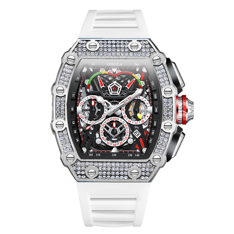 silver white