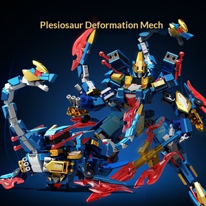 Compatible con Sengbao, Bloques <span class=keywords><strong>de</strong></span> Construcción <span class=keywords><strong>de</strong></span> Plástico ABS, Robot Emperador <span class=keywords><strong>de</strong></span> Aguas Profundas, Robot Dinosaurio Transformable, Juguete <span class=keywords><strong>de</strong></span> Ensamblaje para Niños - Product Image 2