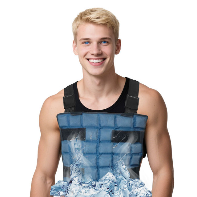 Summer Outdoor Cooling Vest for Men & Women Air Conditioning Fan Jacket Suit Hot & Cold Packs