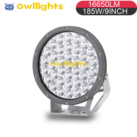 Lumières de voiture 12V 24V Led 4x4 accessoires de voiture 12v 9 "projecteur LED projecteur 9 pouces LED lampe automobile