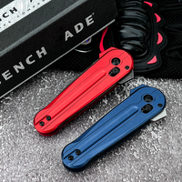 Vente en gros de couteau pliant BM 491, manche en aluminium, couteau de camping et de chasse en plein air, couteau de survie EDC, multi-outils