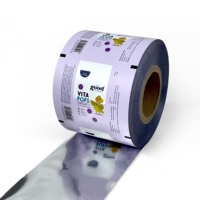 Rouleau de film de papier d'aluminium souple imprimé sur mesure, étanche à l'humidité, pour snacks, bonbons, biscuits, chips de pomme de terre, sachet pour emballage alimentaire