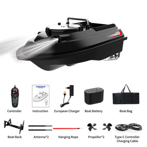 FlytecRC V066GPS impermeable Radio controlado 1000m Control 20 km/h 1,5 kg carga 18000mAh batería cebo de pesca Drone <span class=keywords><strong>barco</strong></span> - Product Image 6