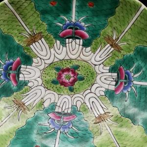 Ancienne Porcelaine de Chine <span class=keywords><strong>Dynastie</strong></span> <span class=keywords><strong>Qing</strong></span> Marque Famille Rose Assiette de Fruits Haute Assiette Décorative en Céramique Ornement - Product Image 6