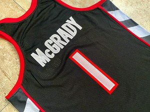 Maillot de basket-ball en maille respirante personnalisable en gros 2000 Saison n ° 1 <span class=keywords><strong>McGrady</strong></span> Techniques à séchage rapide et imprimées - Product Image 3