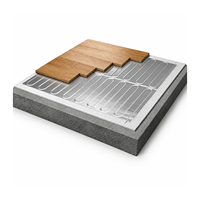 Tapis chauffant électrique en feuille pour système de chauffage par le sol pour parquet et moquette
