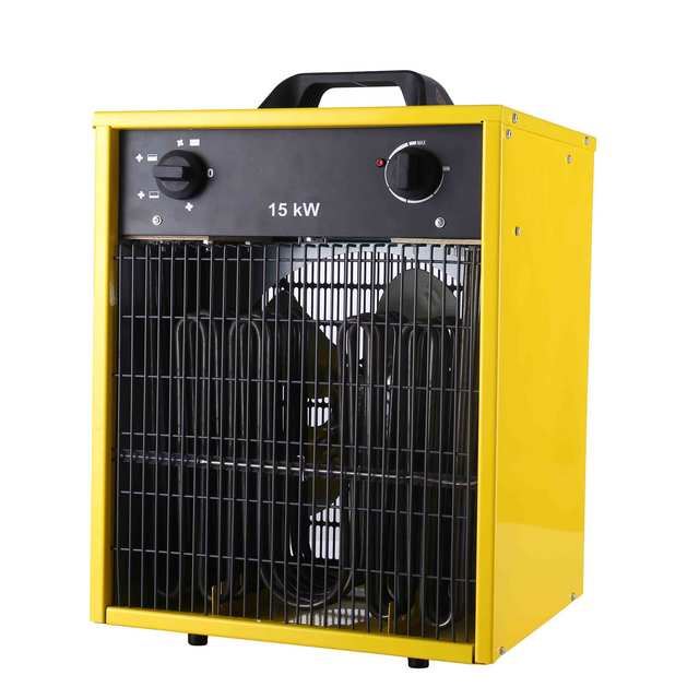 12KW 15KW Electric Heaters Space Portable Garage Industrial Fan Greenhouse Poultry Commercial With Thermostat Motor 220V Heater