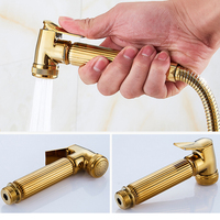 Mitigeur de douche encastré mural en laiton blanc doré pour eau chaude et froide, avec pommeau de douche pluie certifié Watermark
