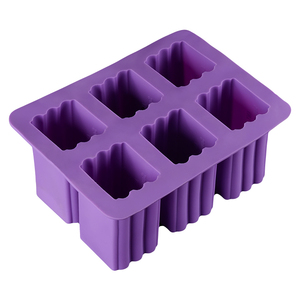 Hot-selling product 2025 6-cavity flower <b>silicone</b> natural DIY manual <b>baking</b> large soap mold - Product Image 5