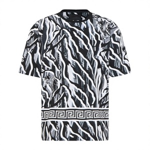 เสื้อยืดผู้ชายสไตล์วินเทจ 240 กรัม ซักย้อมสีแบบ Stone Wash พิมพ์ลาย Sublimation ทรงโอเวอร์ไซส์ สไตล์ High Street ทรงปกติ ผ้าถักน้ำหนักเบา - Product Image 1