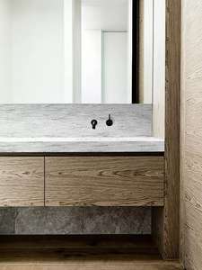 แผ่นอะคริลิคหินทราเวิร์ทีนแผ่นพื้นสำหรับโต๊ะเครื่องแป้ง - Product Image 3