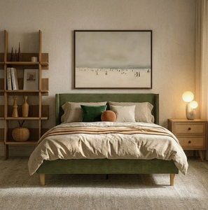 Umweltfreundliches Gepolstertes Doppelbett Komfortables Gepolstertes <span class=keywords><strong>King</strong></span>/Queen Bett Platzsparendes Design Komfortables <span class=keywords><strong>King</strong></span>/Queen Bett - Product Image 1
