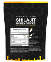 Bâtonnets de miel Shilajit, 10 paquets, SHILAJIT HONEY STICKS 10 Source GM, Complément alimentaire liquide oral pour adultes