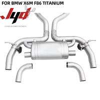 Tuyau d'échappement en alliage de titane avec valve silencieuse pour BMW X6M F86, système d'échappement tuning sablé, son parfait