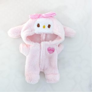 OTozuo-Ensemble de 5 pièces de poupée de dessin animé de qualité supérieure, accessoire de remplacement, tenue rose, 15cm/17cm - Product Image 3