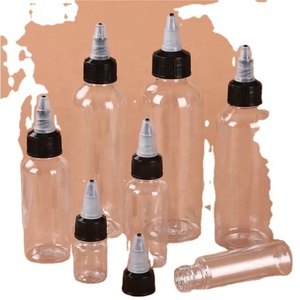 Wholesale 5ml to 500ml <b>Squeeze</b> <b>Bottle</b> Transparent Oil <b>Bottles</b> for Hair PET Plastic Refillable <b>Bottles</b> With Twist Top Cap - Product Image 3