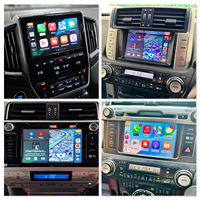 Kotak Multimedia CarPlay Nirkabel untuk Toyota Land Cruiser Prado Crown Alphard Vellfire Camry RAV4 Century Tacoma Kluger Sienna