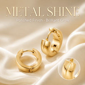Modernos Pendientes de Aro Minimalistas con Diseño de Cuerda Trenzada, Chapados en Oro de 18K, Resistentes al Deslustre e Impermeables, para Mujer, JAJGI - Product Image 3