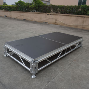 Sistema de iluminación de escenario con efecto disco de aluminio para concierto más barato/escenario de DJ portátil/escenario de <span class=keywords><strong>pasarela</strong></span> - Product Image 1