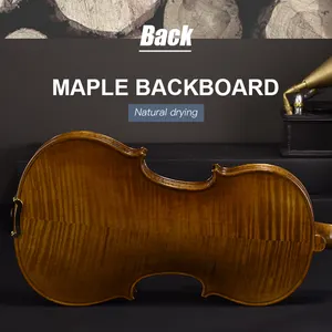 Iniciante de alta qualidade miniatura profissional feito à mão violino