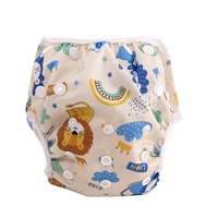 Ensemble de bain imperméable pour bébé, couche de bain réutilisable avec sac étanche et chapeau de soleil assorti pour nourrisson et tout-petit