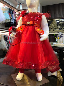 Robe de soirée pour filles, en paillettes, avec bandeau, tenue fantaisie, nouveau design, à la mode, - Product Image 3