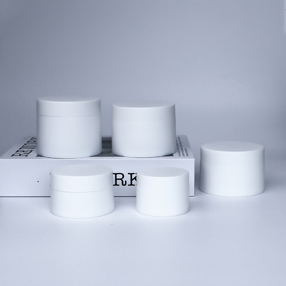 500ml pp white cosmetic jar