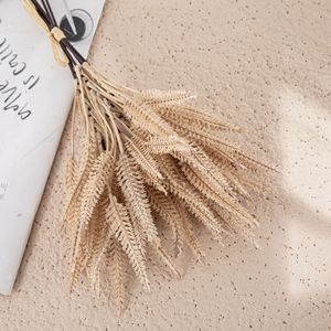 CallaFloral Herbe de Queue de Lapin Artificielle Marron Clair Décoration de Mariage Fleurs Réalistes en Plastique Style INS Bouquet - Product Image 3