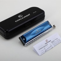 Harmonica chromatique professionnelle 10 trous en Do, en acier inoxydable, finition peinte écologique et étanche, nouveau design Conjurer