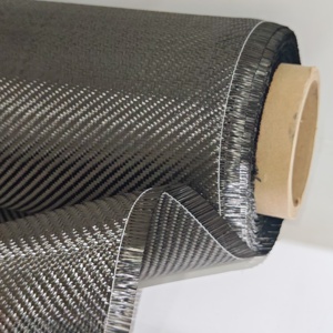 Tela de Fibra de Carbono 3K de 58/60 Pulgadas, Tejido Twill Teñido en Negro, Ligero, 230 g/m², Resistente a la Abrasión, para Tapicería de Automóviles, Uso Industrial y Exterior - Product Image 6