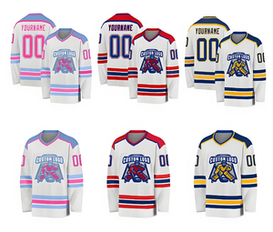 2026 Chinese fabrikant hittetransferdruk 100% polyester op maat gemaakte ijshockeytrui hockeykleding rolschaatskleding - Product Image 1