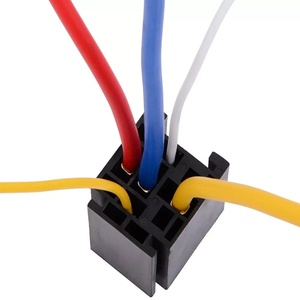リレー12V/24V SPDT自動車80A <span class=keywords><strong>5</strong></span>ピンワイヤーケーブルリレーソケットハーネス車のトラック用リレーリレーはリレーを含まない - Product Image 3