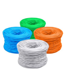 Câble à fibres optiques multicolore Xiniutou X600 Cat6 non blindé, 8 conducteurs, en cuivre sans oxygène, pour connexion de surveillance PoE - Product Image 1