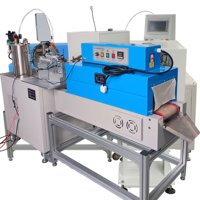 Machine de distribution automatique d'adhésif anaérobie pré-appliqué pour vis, scellant anti-desserrage pour filetages variés