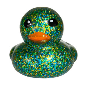 Juguetes de Vinilo al por Mayor, Patos de Goma con Purpurina de 8 cm, para Regalo, Fiestas, Recompensas Escolares, Personalización Disponible - Product Image 2