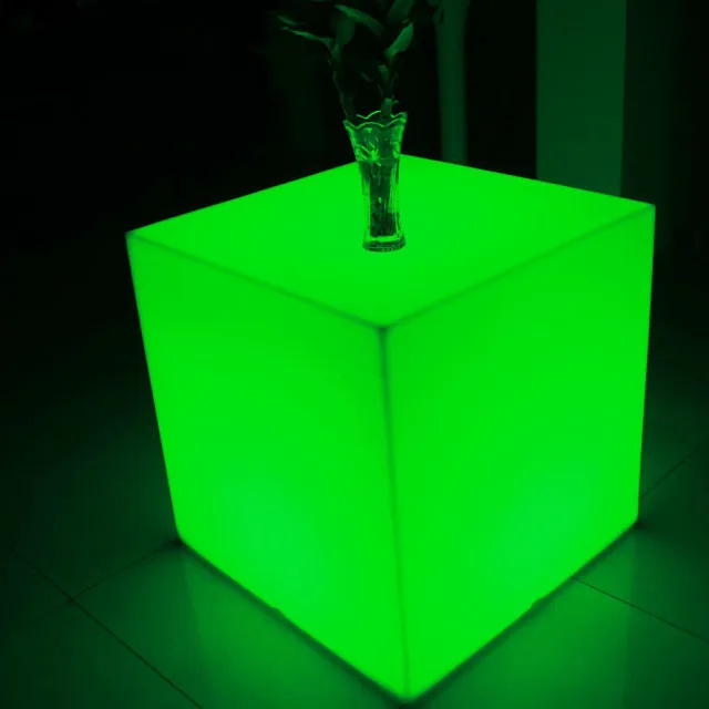 Outdoor Rechargeable LED Battery Shining Cube for Party Events Show